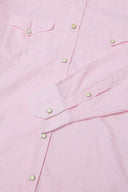Pink Stripe Oxford Western Shirt