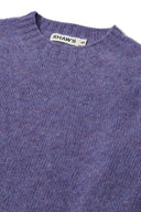 Purple Brushed Shetland Crewneck