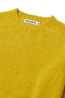 Yellow Brushed Shetland Crewneck