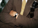 Yellow Diamond Wool Tie