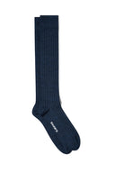 Navy Fine Wool Socks