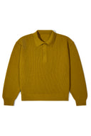 Olive Heavy Knit Polo