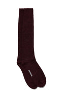 Burgundy Donegal Socks