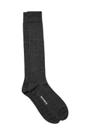 Grey Fine Wool Socks