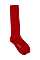 Red Fine Wool Socks