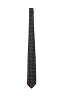 Blue/Red/Green Geometric Silk Tie